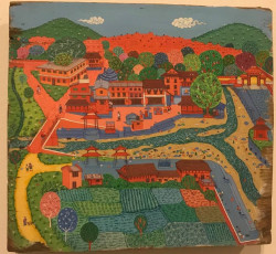 Art exhibition shows vignettes of Kathmandu in 1990s